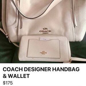 Coach bag and wallet